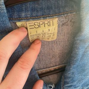 Esprit Jean Jacket Womens Small